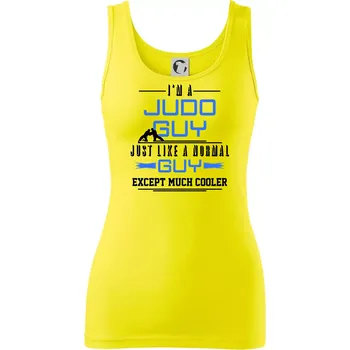Dámské tričko Judo Guy - Dámské tílko - 2XL ( Citrónová )