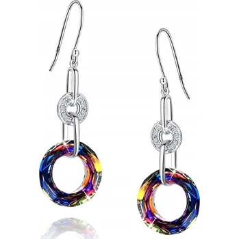 Náušnice VISACÍ NÁUŠNICE MENNICA BYDGOSKA STŘÍBRNÉ, ZNAČKA 925