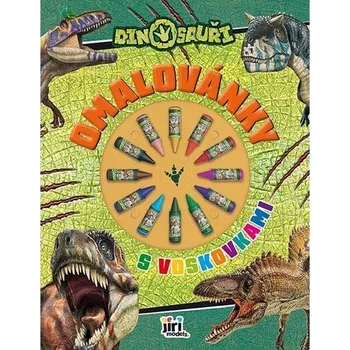 omalovánky Dinosauři - Omalovánky s voskovkami