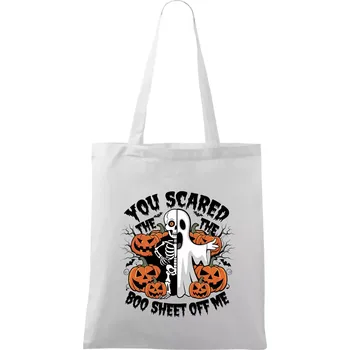 Nákupní taška You scared - Taška bavlněná - 42 x 38 cm ( Bílá )