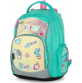 Vícekomorový Školní batoh Karton P+P zelený 22 l