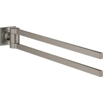 GROHE Allure Dvojitý držák na ručníky G40342GL1, Hard Graphite