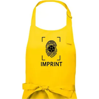 Kuchyňská zástěra Házená imprint - Pánská zástěra na vaření - Univerzální velikost ( Žlutá )