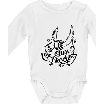 Kojenecký body Harry - Zlatonka - Body kojenecké s dlouhým rukávem - Dlouhý r. do 3 měs ( Bílá )