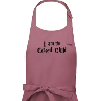 Kuchyňská zástěra Harry - Cursed Child - Pánská zástěra na vaření - Univerzální velikost ( Starorůžová )