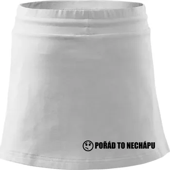 Dámská sukně Nechápu to - pořád to nechápu - Sportovní sukně - two in one - L ( Bílá )