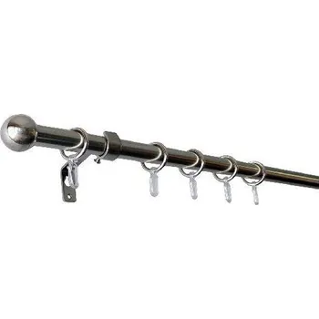 Garnýž TILLDEKOR tyč zácl. FORMENTOR pr.16/19 teleskopická 200-350cm nerez