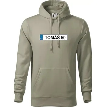 Pánská mikina SPZ Tomáš 50 - Mikina pánská Cape s kapucí - 5XL ( Light khaki )