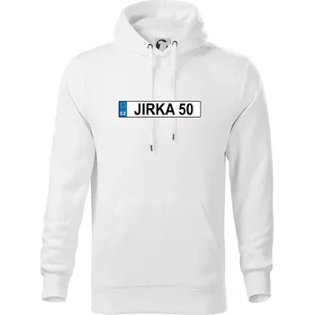 Pánská mikina SPZ Jirka 50 - Mikina pánská Cape s kapucí - XL ( Bílá )