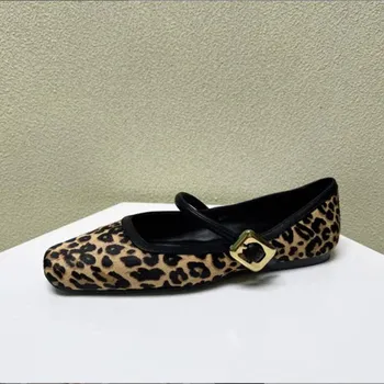 Dámské mokasíny slip-on mokasíny s leopardím vzorem Barva: Leopardí, Velikost: 36