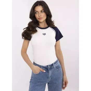 NM TS Tričko V7940.17 tmavě modrá a bílá jedna velikost