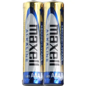 Článková baterie Alkalická baterie Maxell AAA (R3) 2 ks