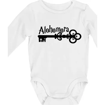 Harry - Alohomora - Body kojenecké s dlouhým rukávem - Dlouhý r. do 3 měs ( Bílá )
