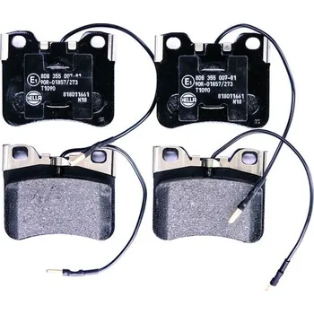 Brzdová destička Sada brzdových destiček, kotoučová brzda HELLA 8DB 355 007-811