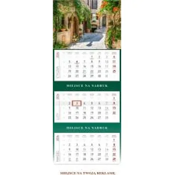 Kalendář Kalendarz 2026 Trójdzielny Toskania