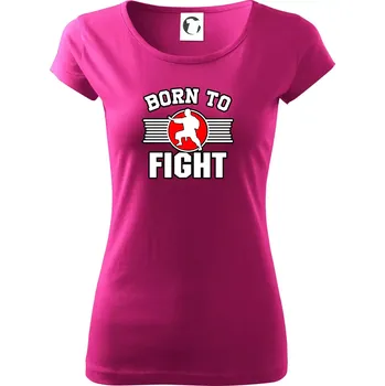 Dámské tričko Judo Born to fight - Dámské triko Pure - XS ( Fuchsiová )