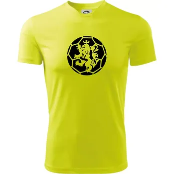 Pánské oblečení Házená míč lev - Pánské triko Fantasy sportovní (dresovina) - M ( Neonově žlutá )
