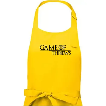Kuchyňská zástěra Judo Game of throws - Dámská zástěra na vaření - Univerzální velikost ( Žlutá )