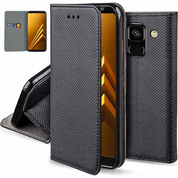 Pouzdro na mobilní telefon Pouzdro s klopou SunSky pro Samsung Galaxy A5 a Galaxy A8 2018, černé