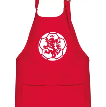Kuchyňská zástěra Házená míč lev - Dětská zástěra na vaření - Univerzální velikost ( Červená )