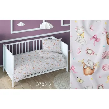 Povlečení Sada povlečení Karo 160 x 200 cm růžová