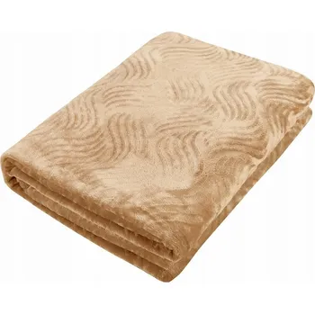 Prostěradlo Deka Extrapościel z mikrovlákna 200 cm x 220 cm béžová