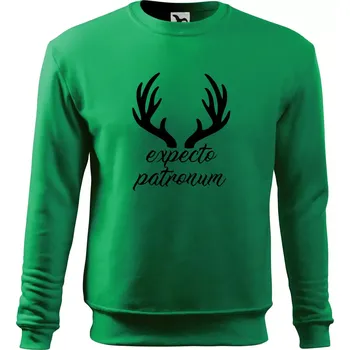 Harry - Expecto patronum - Mikina Essential dětská - 158 cm/12 let ( Středně zelená )