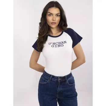 NM TS Tričko V7939.50 tmavě modrá a bílá jedna velikost