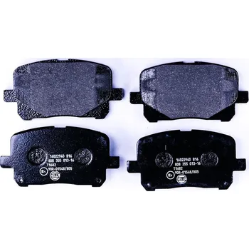 Brzdová destička Sada brzdových destiček, kotoučová brzda HELLA 8DB 355 013-161