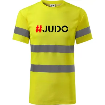 Pánské oblečení Judo Hashtag - Triko reflexní - HV PROTECT - XL ( Neonově žlutá )