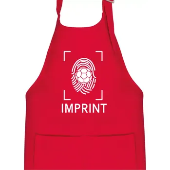 Kuchyňská zástěra Házená imprint - Dětská zástěra na vaření - Univerzální velikost ( Červená )