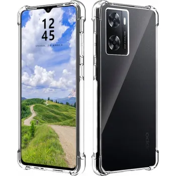 Pouzdro na mobilní telefon Zadní Kryt RCBR pro Oppo A57 4G / A57S ANTISHOCK CASE bezbarvý