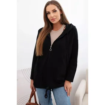 Dámská mikina Dámská mikina s kapucí a šňůrkou dole černá M