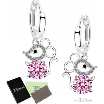 Náušnice Náušnice Mennica Bydgoska stříbrné ryzost 925 myšky