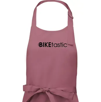 Kuchyňská zástěra Bike nápisy Biketastic - Dámská zástěra na vaření - Univerzální velikost ( Starorůžová )