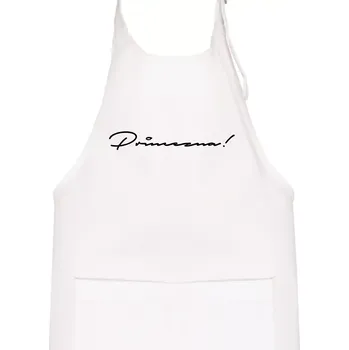 Kuchyňská zástěra Řekni to - Princezna - Dětská zástěra na vaření - Univerzální velikost ( Bílá )