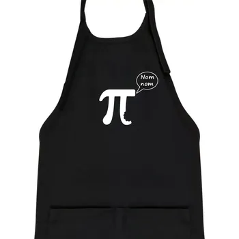 Kuchyňská zástěra Nakouslé Pí - Dětská zástěra na vaření - Univerzální velikost ( Černá )