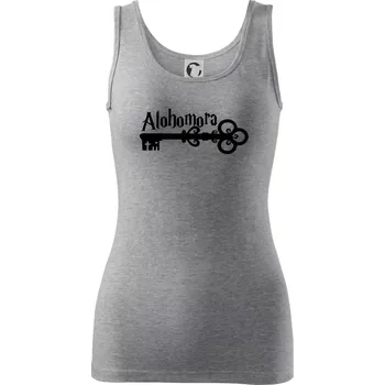 Dámské tričko Harry - Alohomora - Dámské tílko - L ( Tmavě šedý melír )