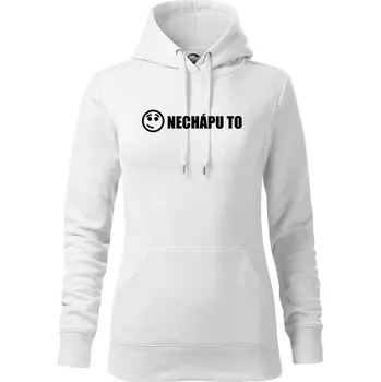 Dámská mikina Nechápu to - pořád to nechápu - Mikina dámská Cape s kapucí - M ( Bílá )