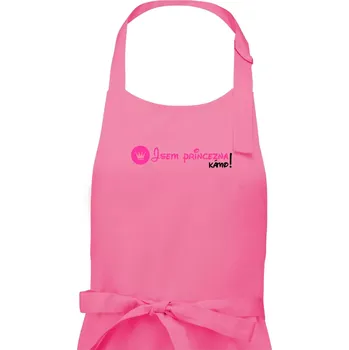 Kuchyňská zástěra Jsem princezna, kámo! - Dámská zástěra na vaření - Univerzální velikost ( Růžová )