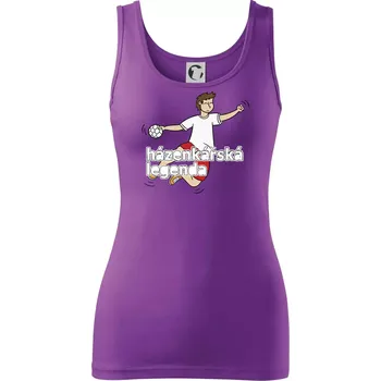 Dámské tričko Házenkářská legenda - Dámské tílko - S ( Fialová )