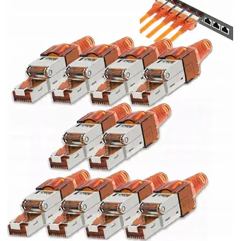 Síťový kabel Rozbočovač PRODLUŽOVÁK SÍŤOVÝ KONEKTOR LAN RJ45, bez použití nářadí