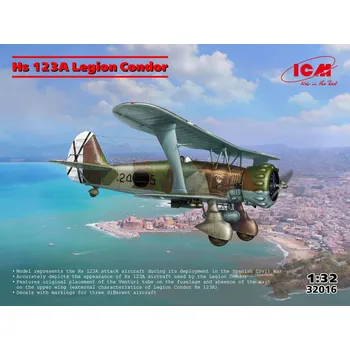 Plastikový model 1:32 Henschel Hs 123A, Legion Condor