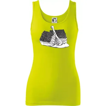 Dámské tričko Plastev s medem - Dámské tílko - S ( Limetková )