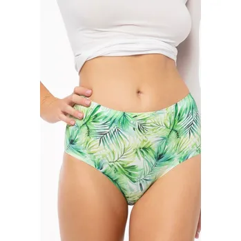 Dámské oblečení EXOTICO SIMPLE MAXI KALHOTKY zelená 2XL