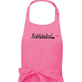 Kuchyňská zástěra Harry - Riddikulus - Pánská zástěra na vaření - Univerzální velikost ( Růžová )