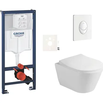 Sprchový set Grohe Závěsný wc set do lehkých stěn / předstěnová montáž Glacera Ava SIKOGRSAVASASH0 SIKOGRSAVASASH0