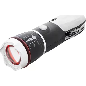 Svítilna Hemly multifunkční baterka - černá / stříbrná - AP864066