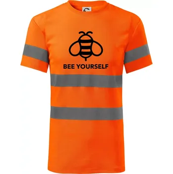 Bee yourself - Triko reflexní - HV PROTECT - M ( Neonově oranžová )