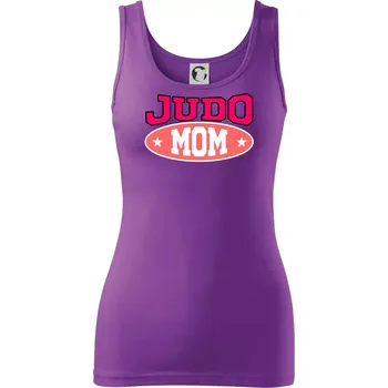 Dámské tričko Judo mom - Dámské tílko - 2XL ( Fialová )